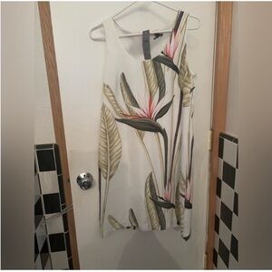 Tropical Ann Taylor Island Inspired Dress Gorgeous 10P  Stylish Hawaii in Fall